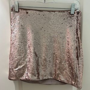 Banana Republic Champagne Sequin Skirt. Never worn.